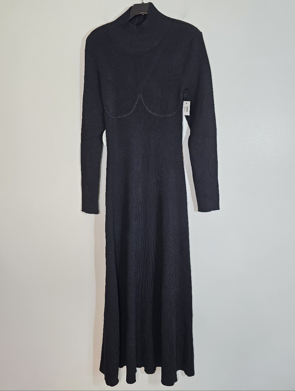 Staud Obsidian Knit Maxi Dress Black XL NWT New - Picture 7 of 13